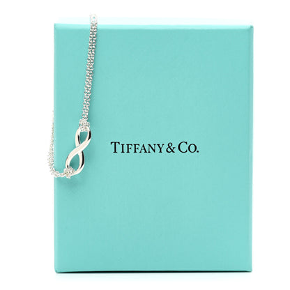 Tiffany Sterling Silver Infinity Double Chain Bracelet 4 of 4