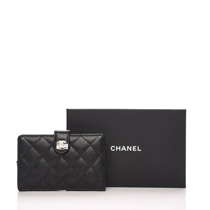 Chanel Caviar Quilted Zipped Pocket Wallet Black 8 of 8