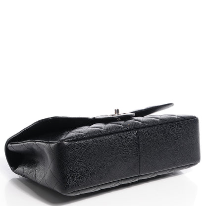 Chanel Caviar Jumbo Single Flap Black 4 of 8