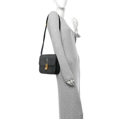 Celine Stingray Medium Classic Box Flap Bag Black 2 of 10