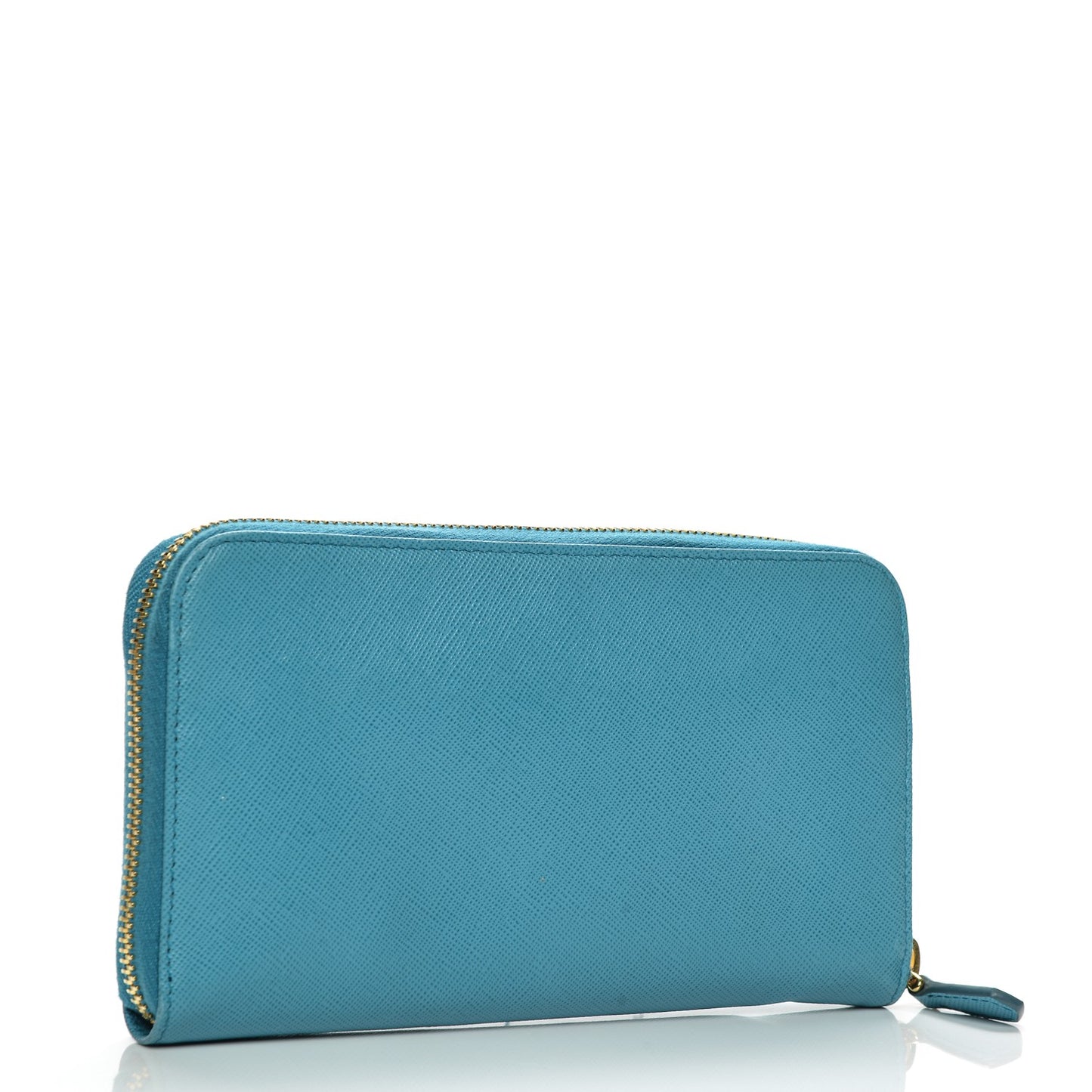Saffiano Metal Zip Around Wallet Voyage