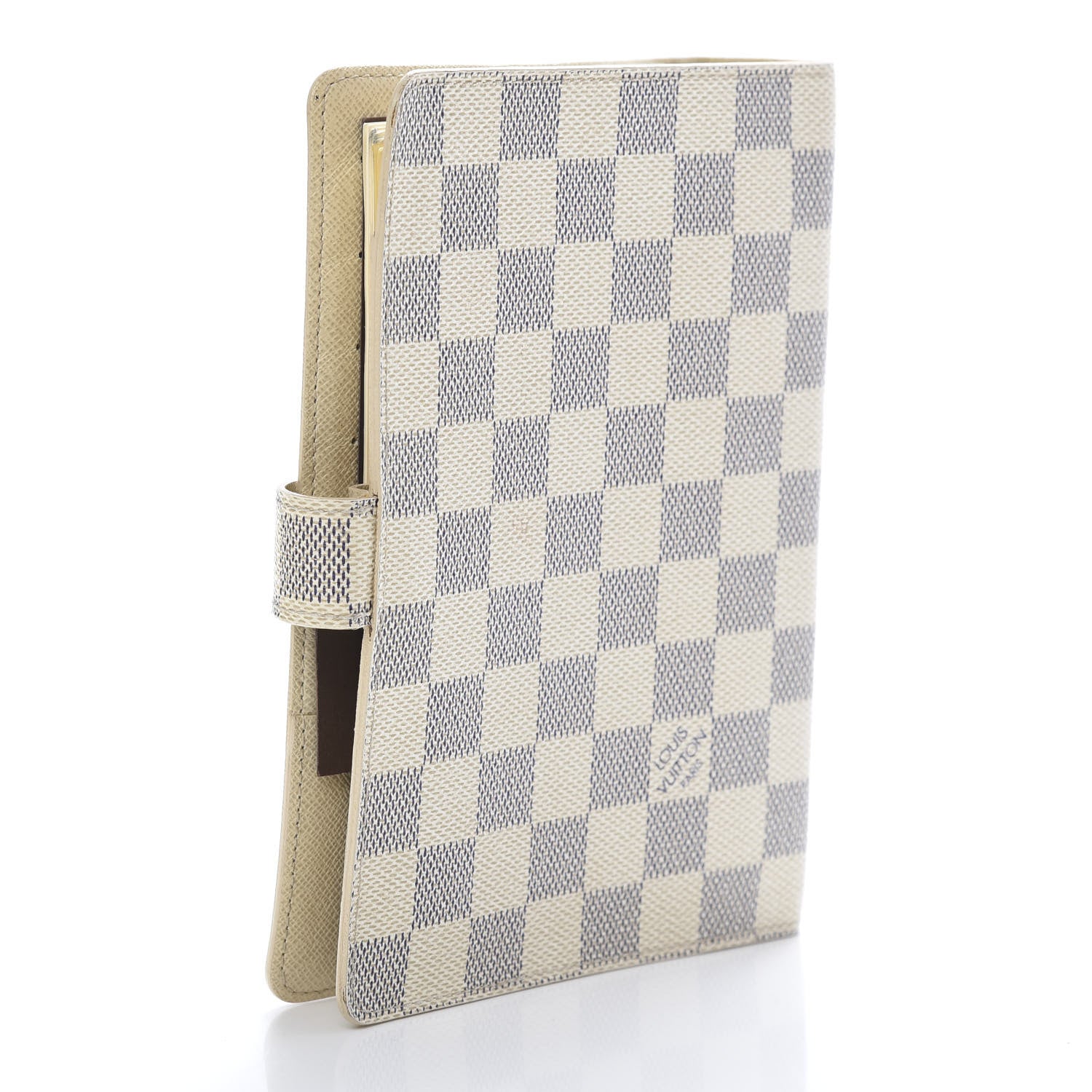 Louis Vuitton Damier Azur Medium Ring Agenda Cover 3 of 9
