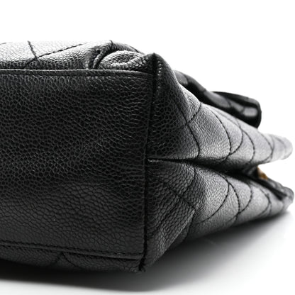 Chanel Caviar Quilted Pocket Shopping Tote Black 12 of 12