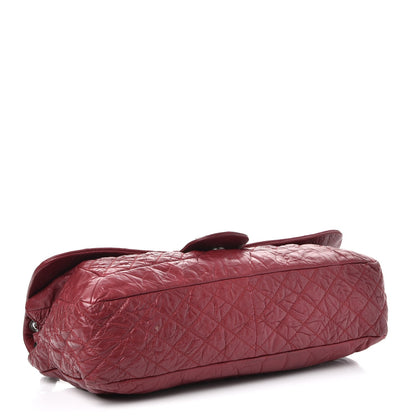 Chanel Aged Calfskin Coco Rider Flap Red 4 of 5