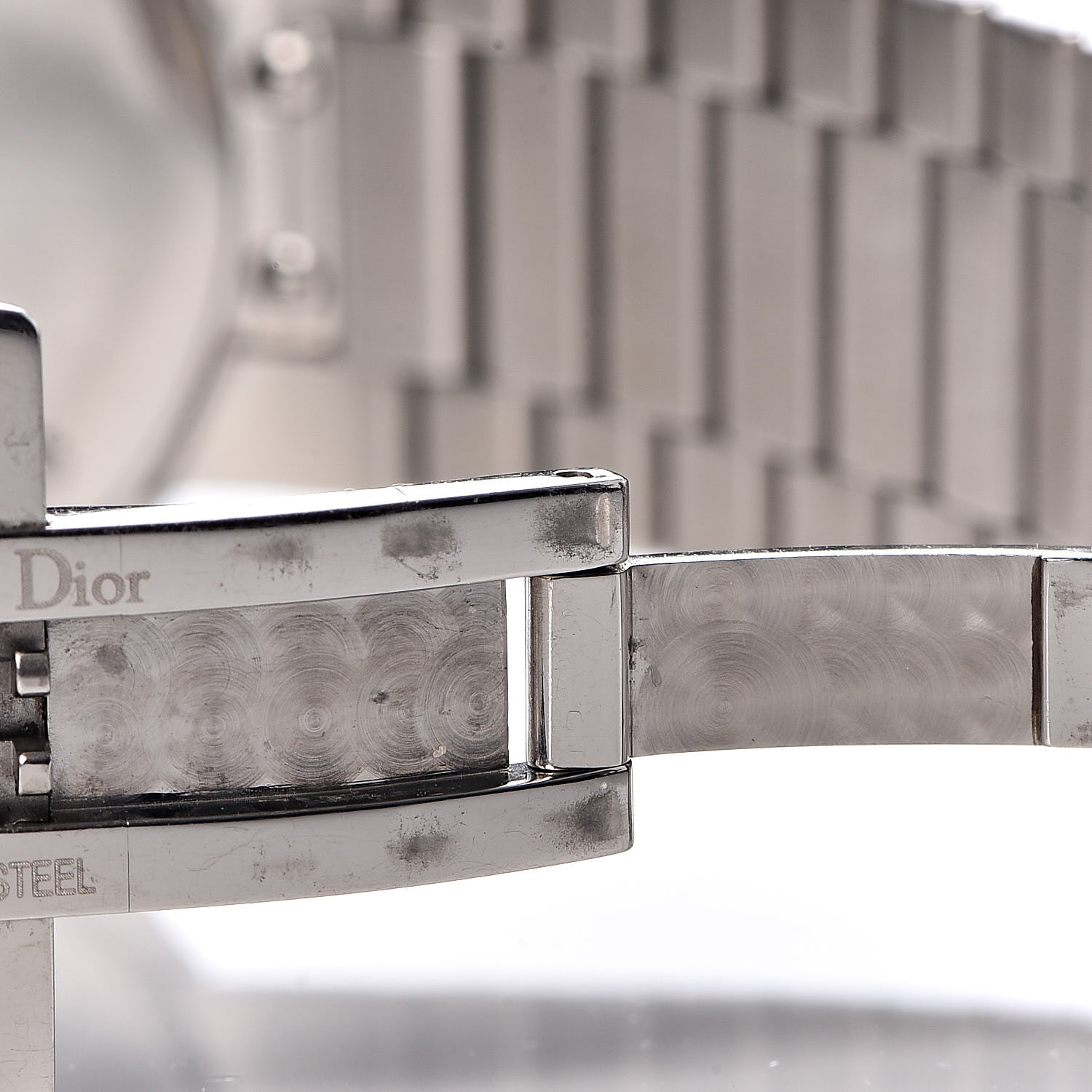 Christian Dior Stainless Steel Diamond Mother of Pearl 33mm La D De Dior Quartz Watch 10 of 10