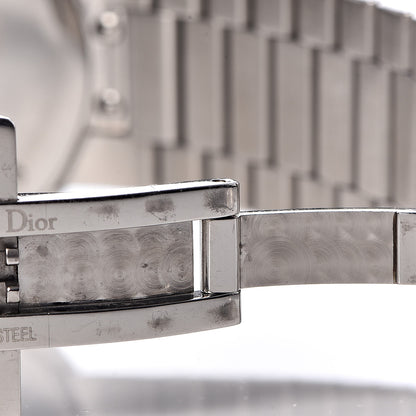 Christian Dior Stainless Steel Diamond Mother of Pearl 33mm La D De Dior Quartz Watch 10 of 10
