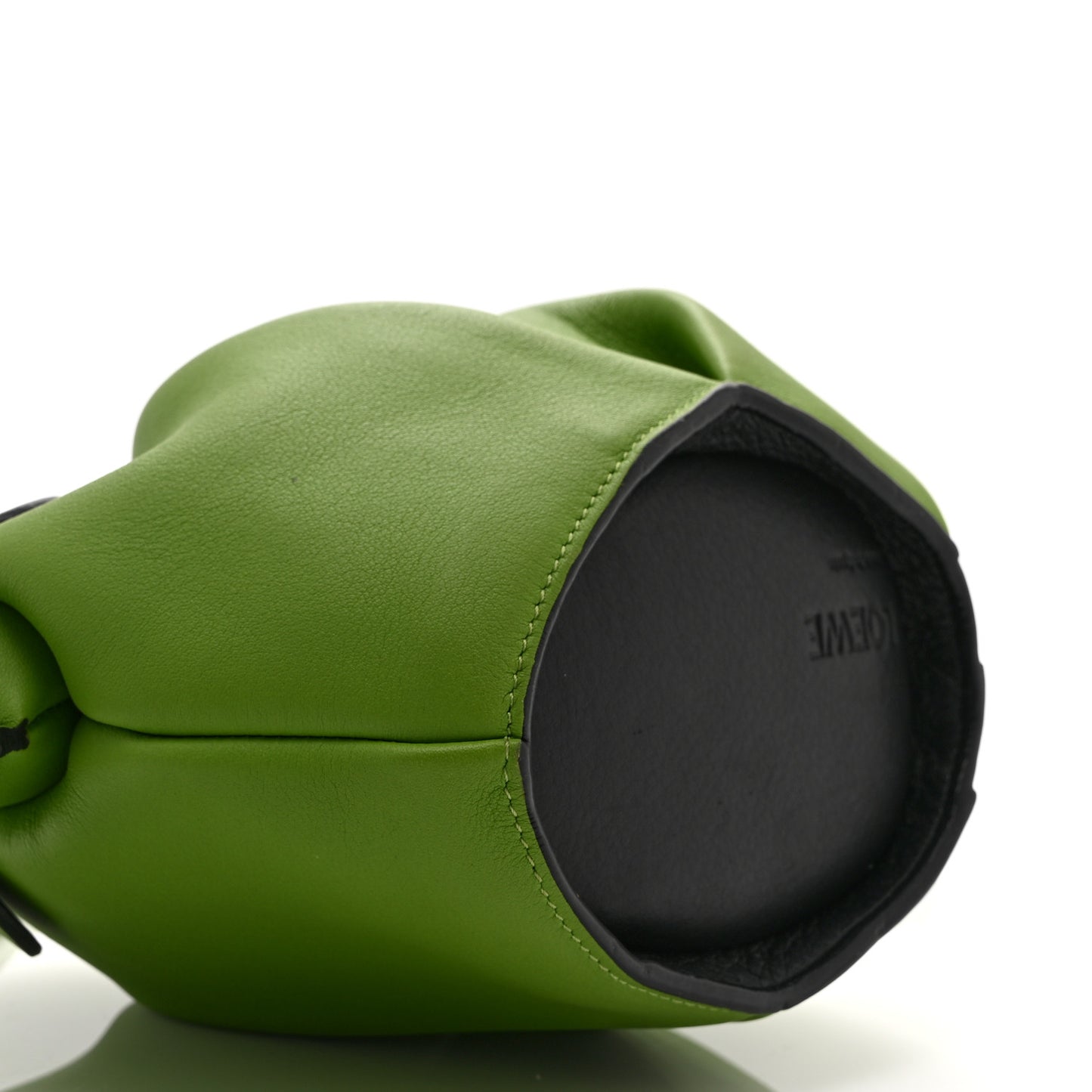 Calfskin Mini Elephant Crossbody Bag Apple Green