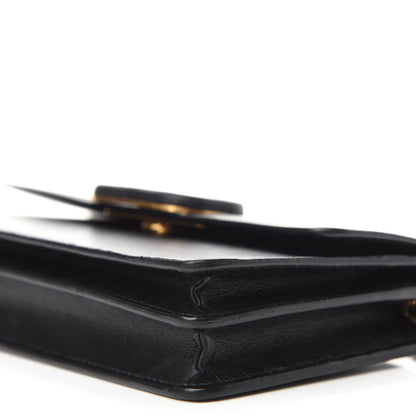Valentino Garavani Smooth Calfksin Vlogo Wallet On Chain Black 7 of 11