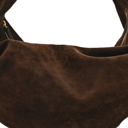 Khaite Suede Calfskin Medium Olivia Hobo Coffee 7 of 11