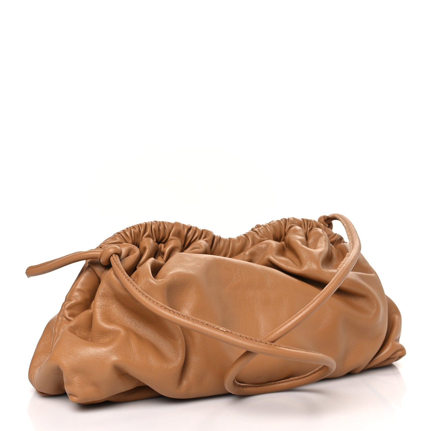 Mansur Gavriel Lambskin Cloud Clutch Caramel 3 of 9