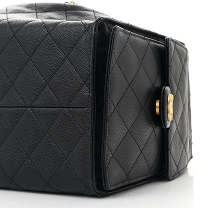 Chanel Caviar Quilted Medium Chanel 25 Handbag Black 12 of 12