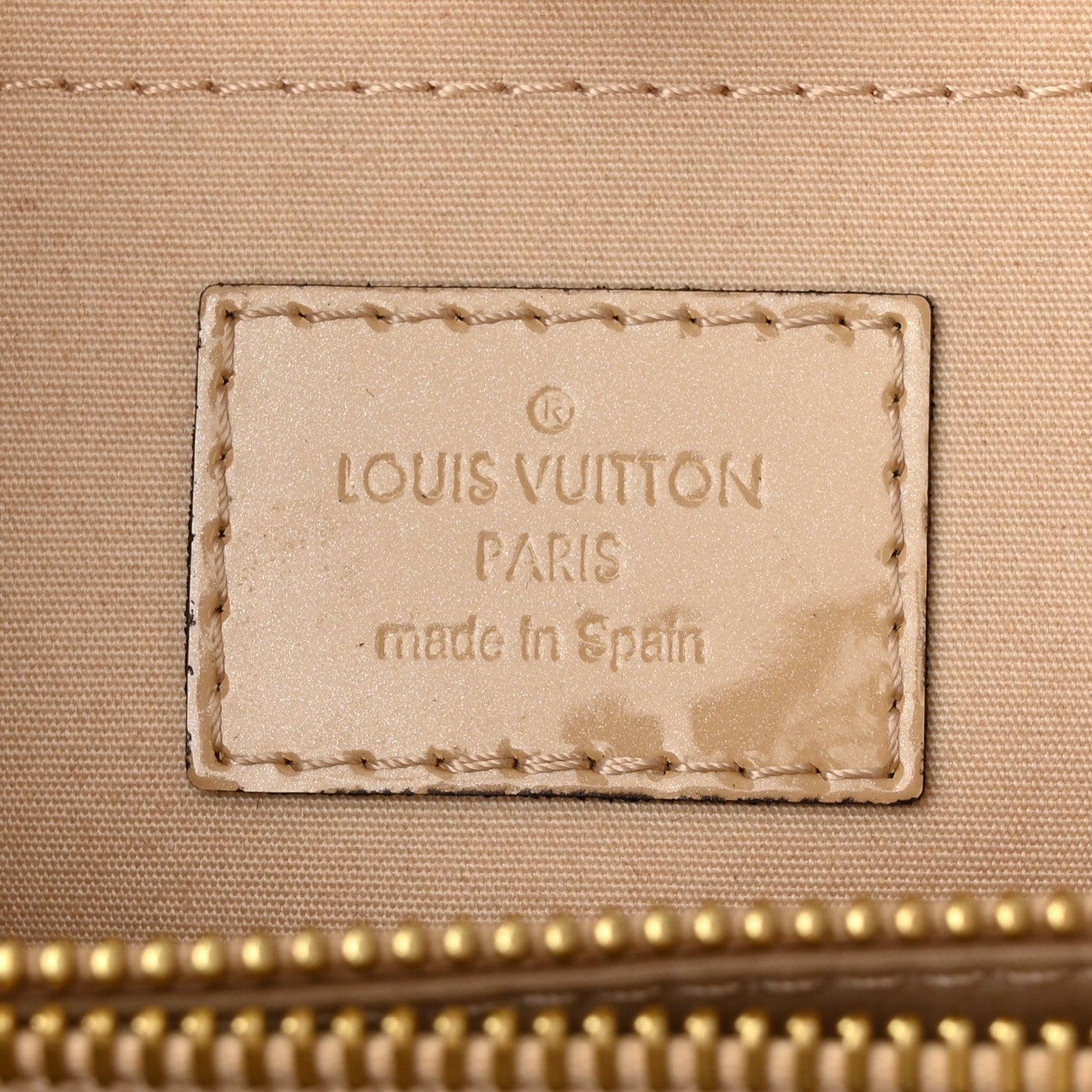 Louis Vuitton Vernis Montaigne MM Dune 6 of 14