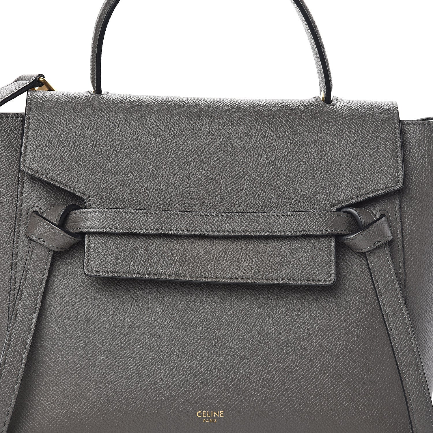 Celine Baby Grained Calfskin Micro Belt Bag Grey 6 of 8