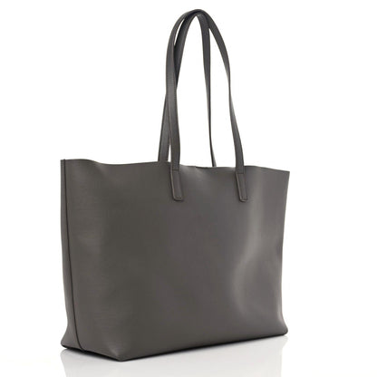 Saint Laurent Calfskin Large Shopping Tote Fog 4 of 15