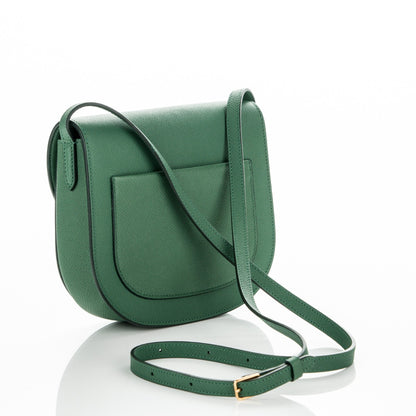 Celine Grained Calfskin Small Trotteur Light Forest 3 of 6