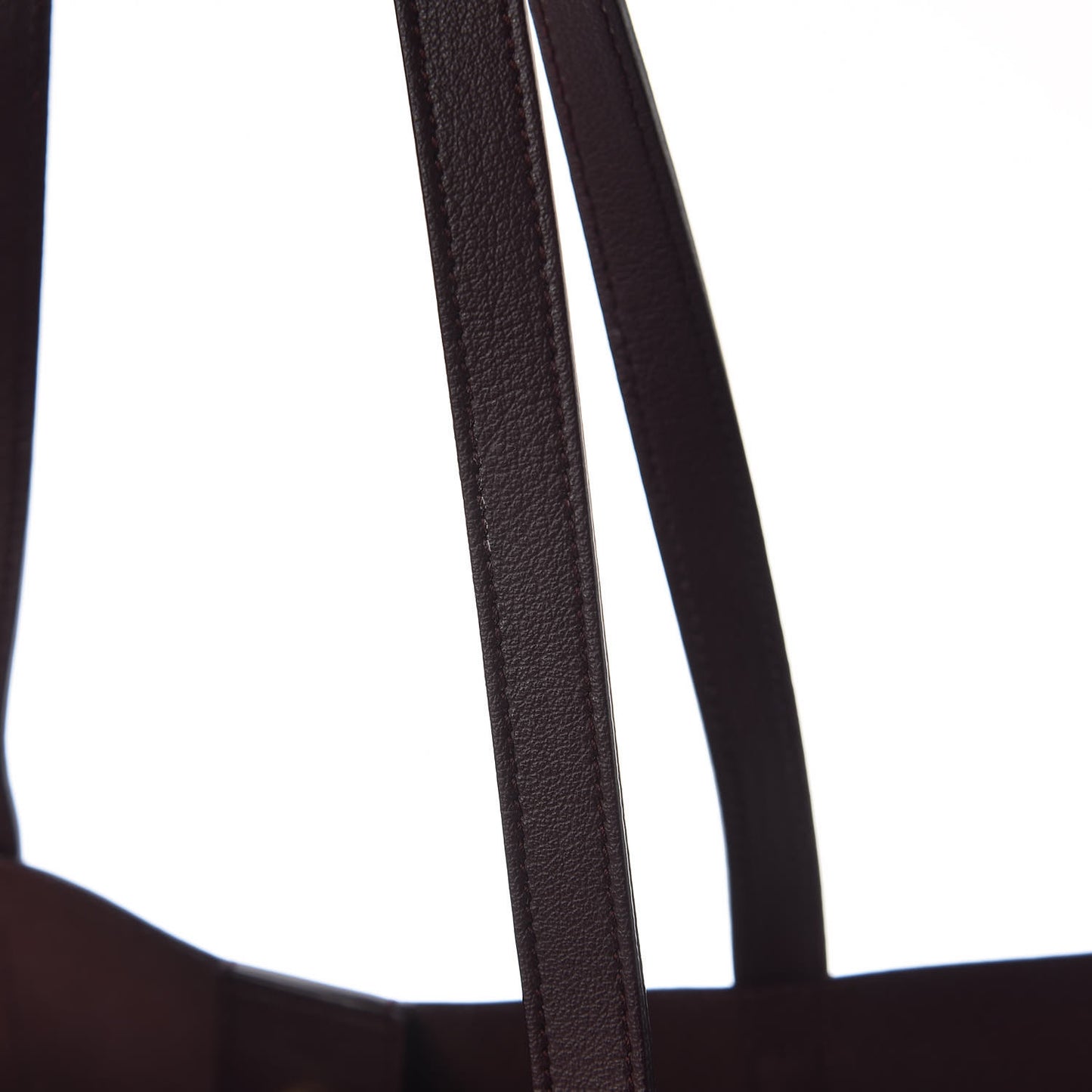 Calfskin Large Shopping Tote Bordeaux