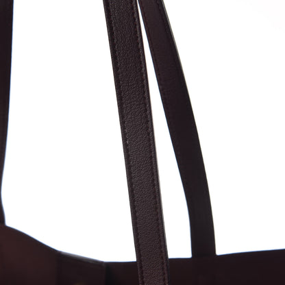 Saint Laurent Calfskin Large Shopping Tote Bordeaux 11 of 11