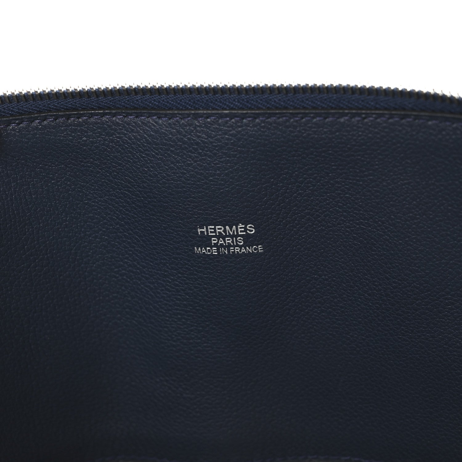 Hermes Evercolor 1923 Bolide 45 Baseball Bag Bleu De Malte Blanc 5 of 9