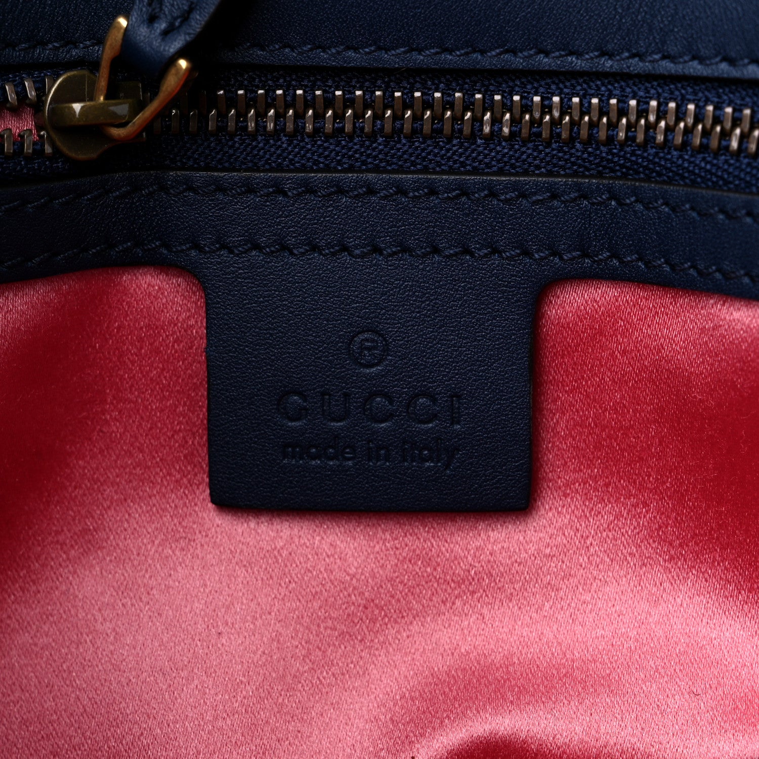 Gucci Denim Matelasse Pearl Studded Small GG Marmont Shoulder Bag Blue 6 of 9