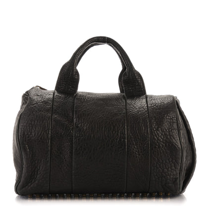 Alexander Wang Pebbled Lambskin Rocco Black Antique Brass Hardware 1 of 8