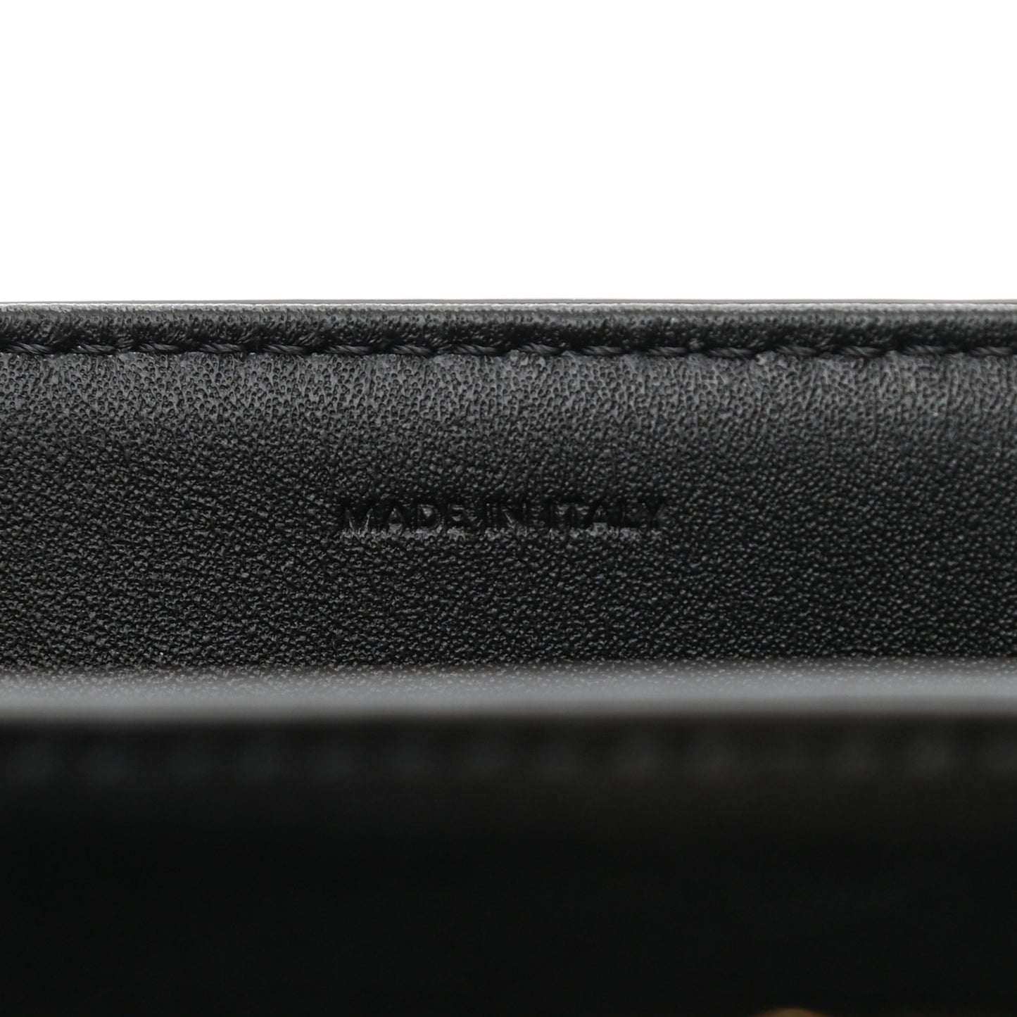 Shiny Calfskin Medium Triomphe Black