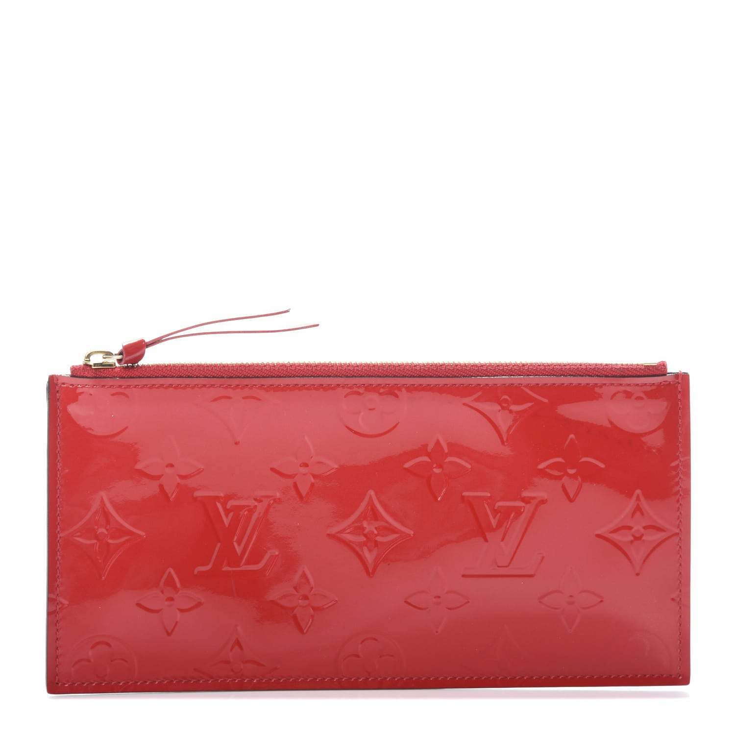 Louis Vuitton Vernis Felicie Chain Wallet Zippered Insert Cherry 1 of 7