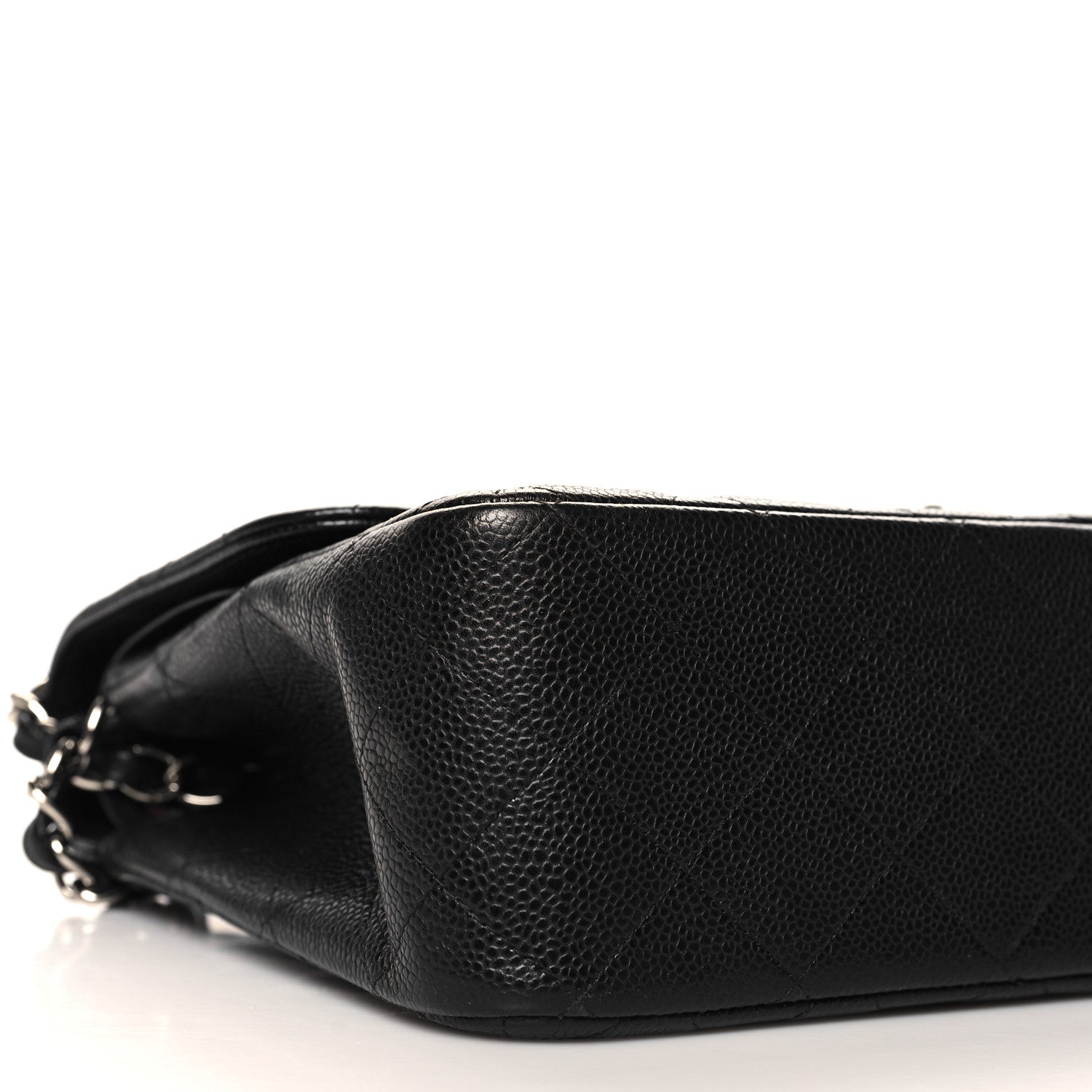 Chanel Caviar Quilted Jumbo Double Flap Black 9 of 12