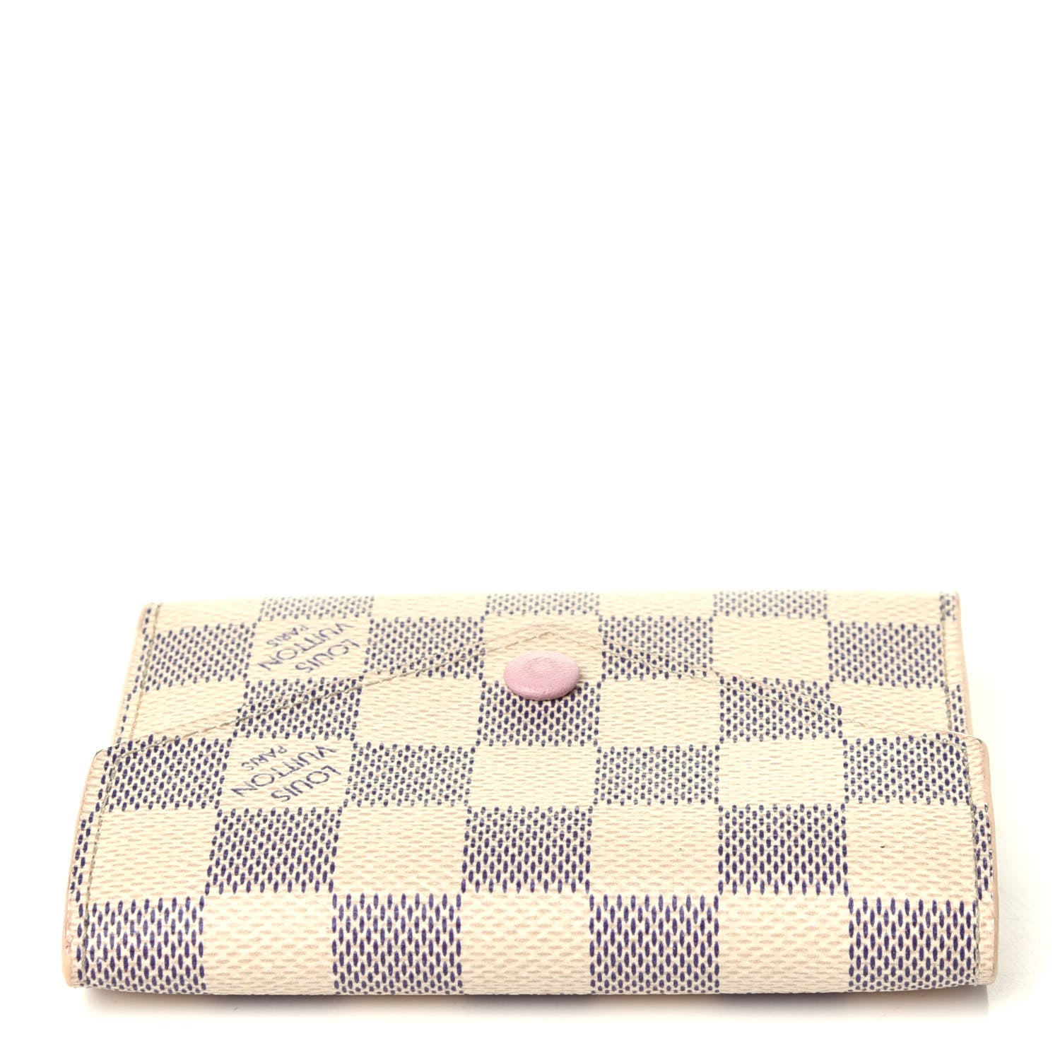 Louis Vuitton Damier Azur Victorine Wallet Rose Ballerine 9 of 9