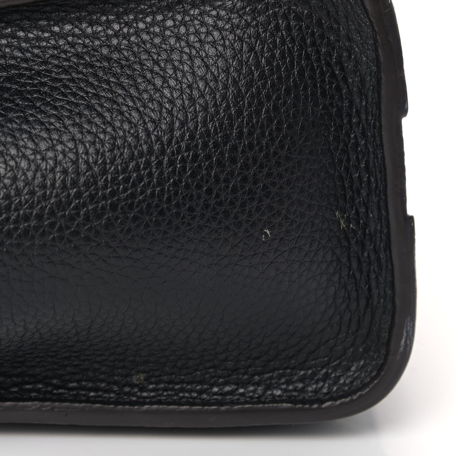 Celine Drummed Calfskin Nano Luggage Black 9 of 12