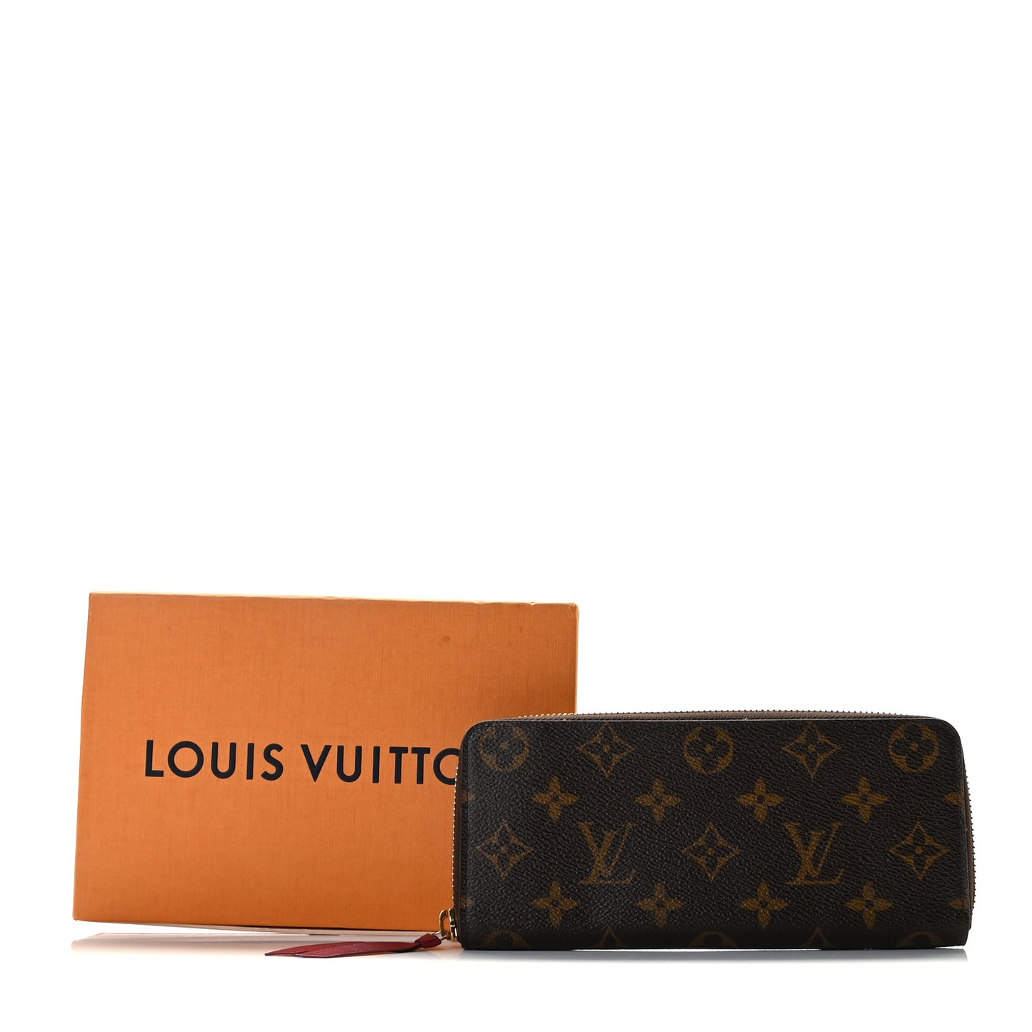 Monogram Clemence Wallet Fuchsia