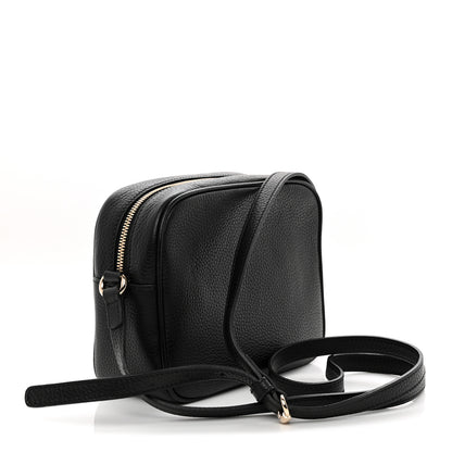 Gucci Pebbled Calfskin Small Soho Disco Bag Black Black 3 of 11