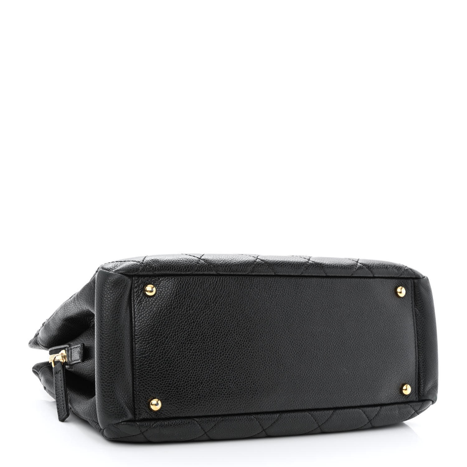 Chanel Caviar Quilted CC Timeless Soft Tote Black 4 of 10