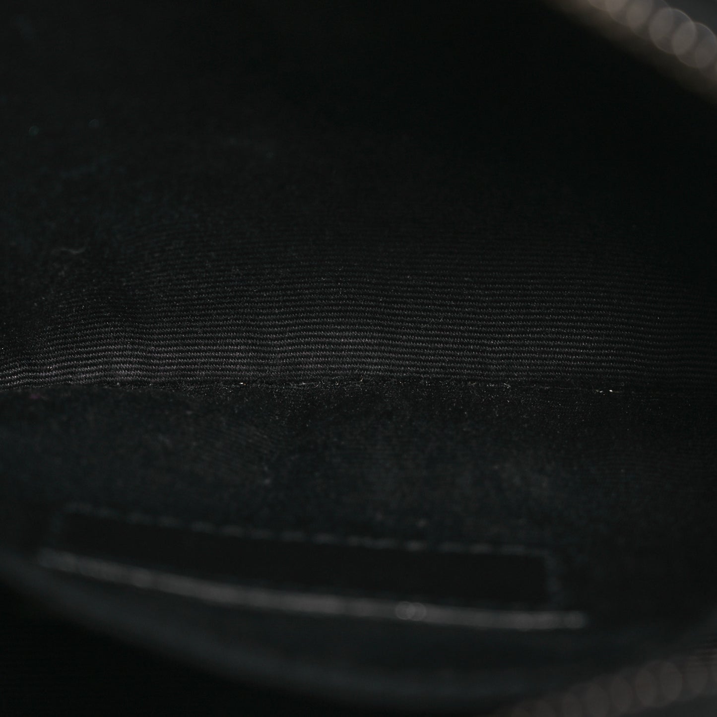 Calfskin Matelasse Monogram Lou Belt Bag Black