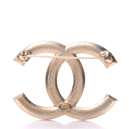 Chanel Pearl CC Brooch Gold 3 of 5