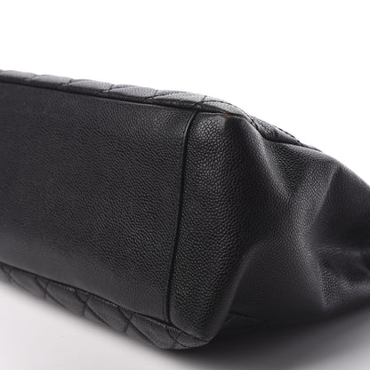 Chanel Caviar Quilted Grand Shopping Tote GST Black 6 of 9
