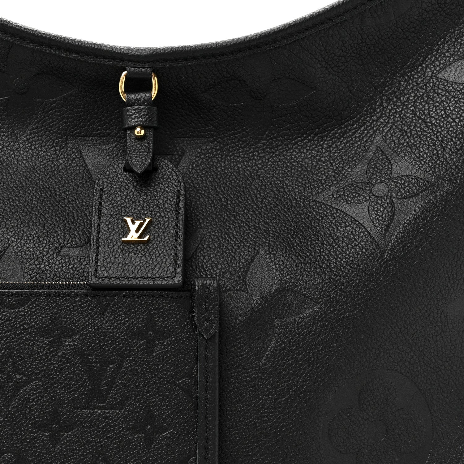 Louis Vuitton Empreinte Monogram Giant Carryall MM Black 7 of 12