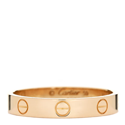 Cartier 18K Yellow Gold 3.5mm LOVE Wedding Band Ring 59 8.75 1 of 4