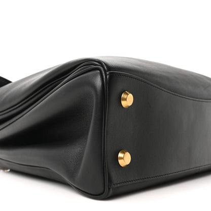 Balenciaga Natural Smooth Calfskin Medium Rodeo Top Handle Handbag Black 8 of 9