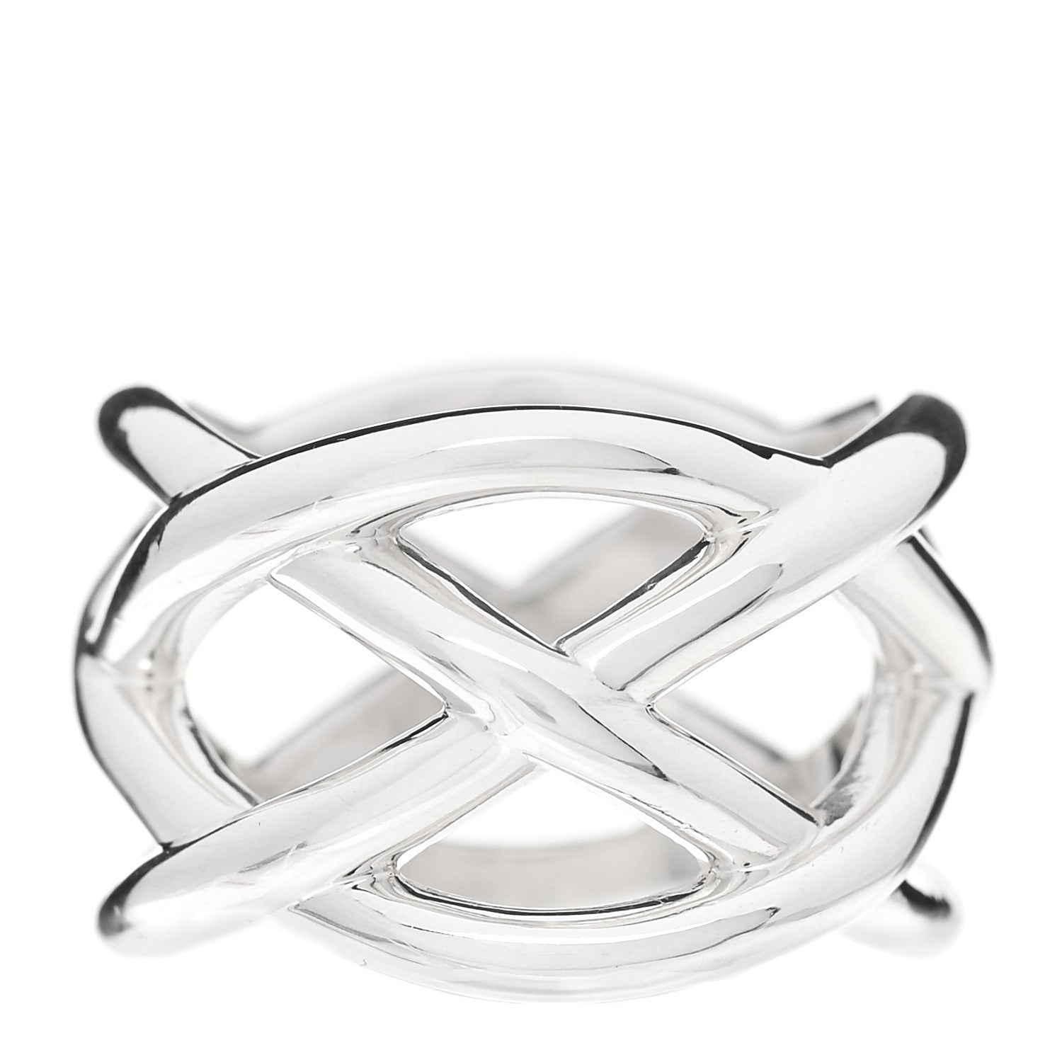 Tiffany Sterling Silver Weave Ring 47 4. 1 of 4