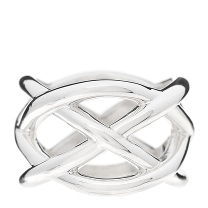 Tiffany Sterling Silver Weave Ring 47 4. 1 of 4