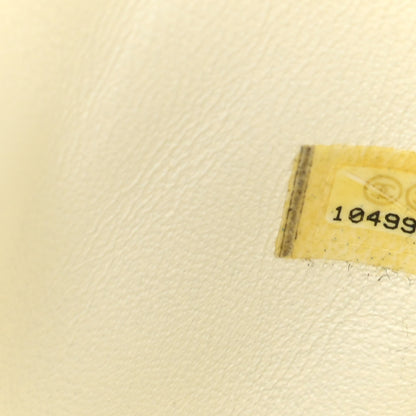 Chanel Caviar Quilted Jumbo Single Flap White 7 of 9