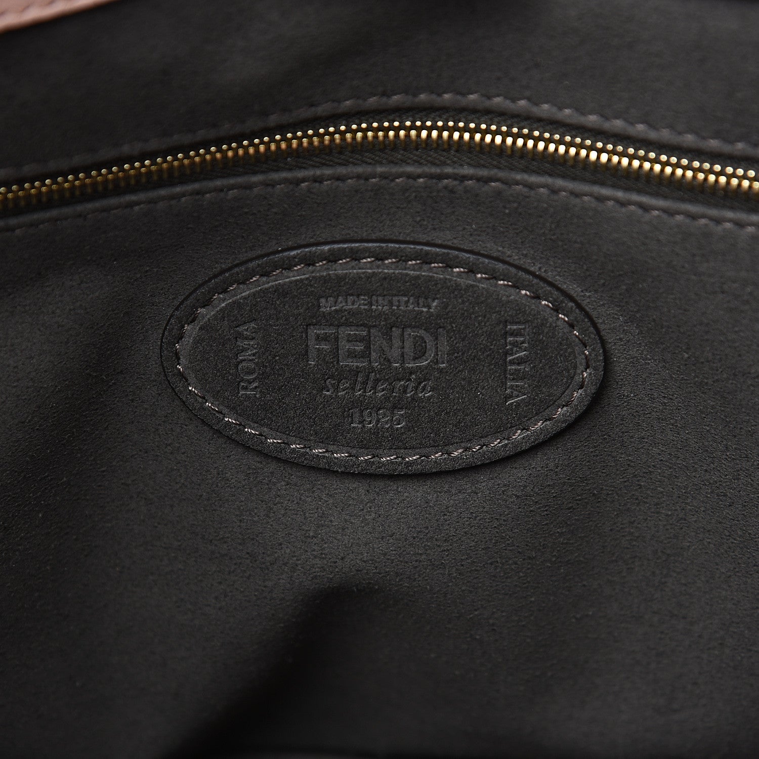 Fendi Cuoio Romano Selleria Small FF Tote Cipria 6 of 8