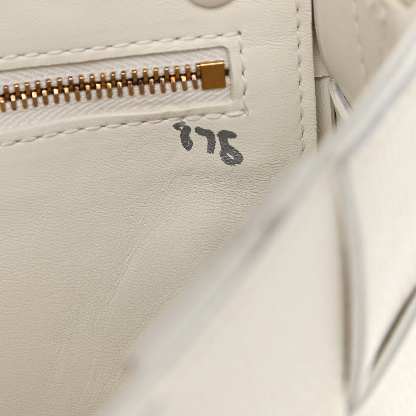 Grained Calfskin Maxi Intrecciato Cassette Crossbody Bag White
