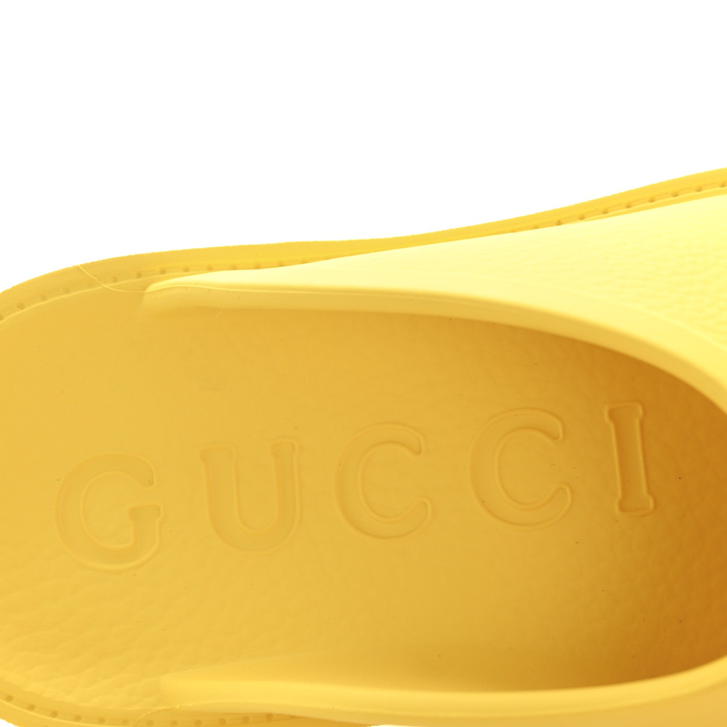 Gucci Rubber GG Monogram Perforated Elea Platform 55mm Lug Sole