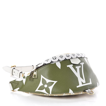 Louis Vuitton Monogram Giant Bumbag Kaki Beige 4 of 10