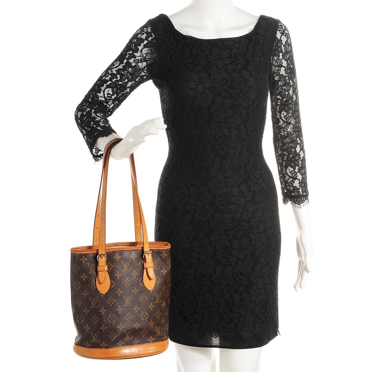 Louis Vuitton Monogram Petit Bucket 23 2 of 7