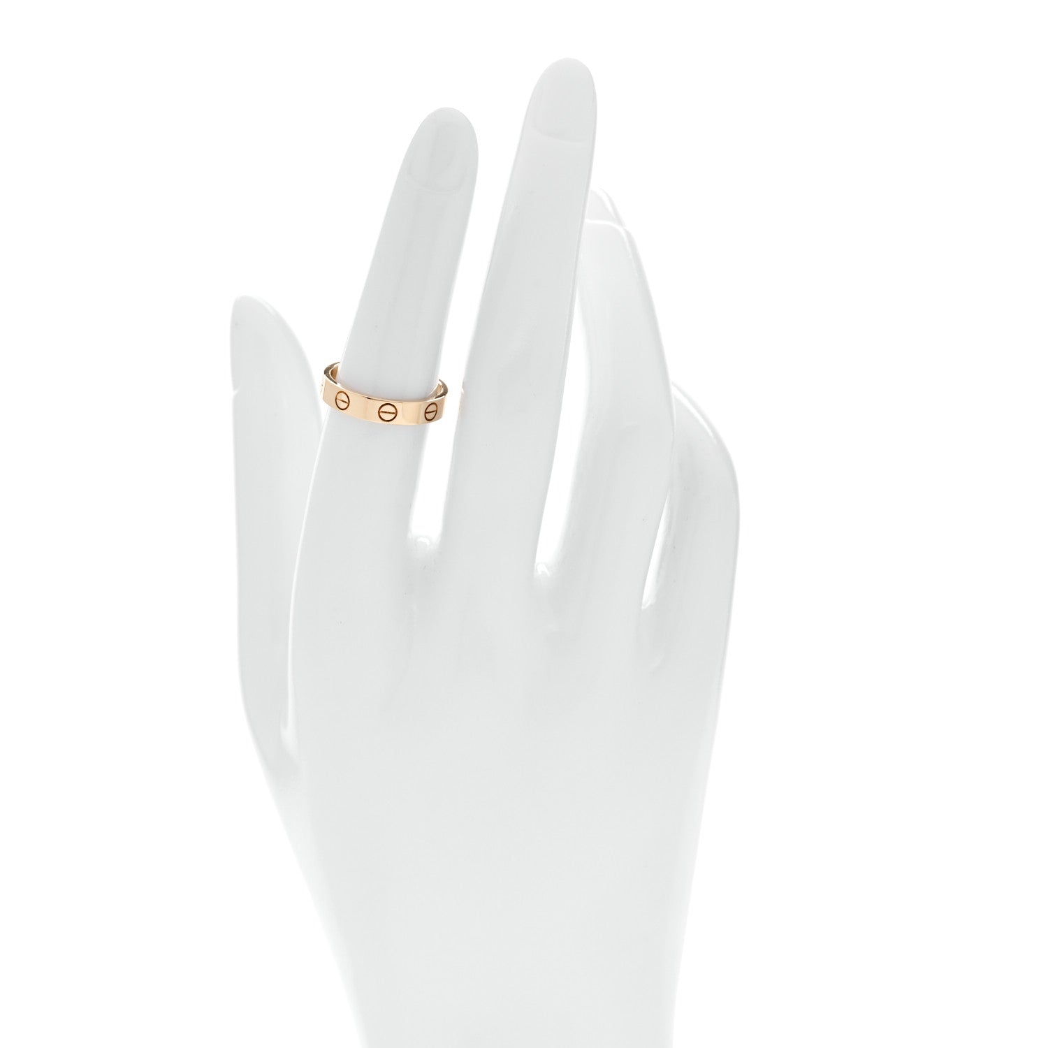 Cartier 18K Yellow Gold 3.5mm LOVE Wedding Band Ring 52 6 2 of 5