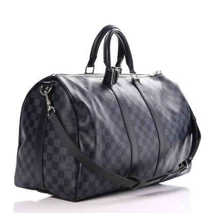 Louis Vuitton Damier Cobalt Keepall Bandouliere 45 3 of 8