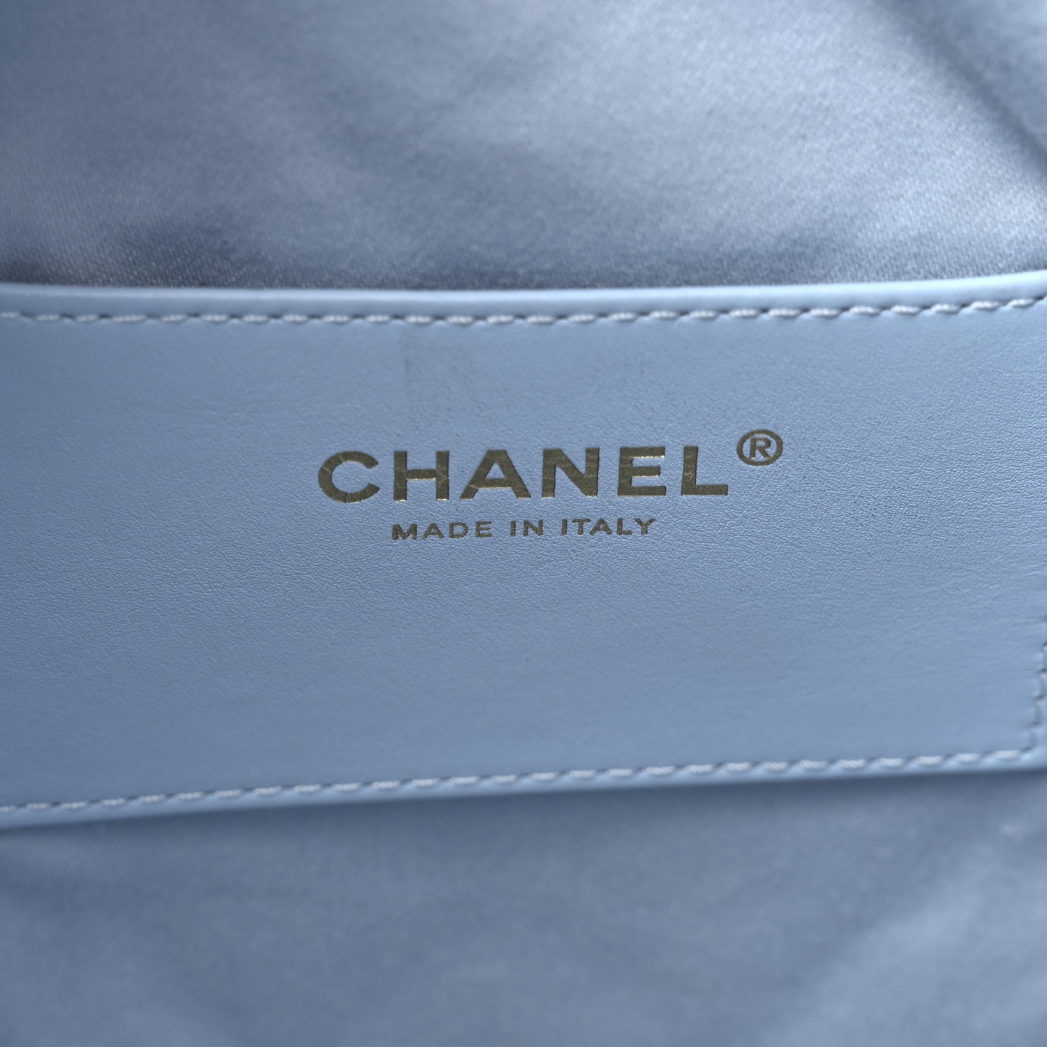 Chanel Washed Denim Quilted Medium Chanel 25 Handbag Blue 13 of 21
