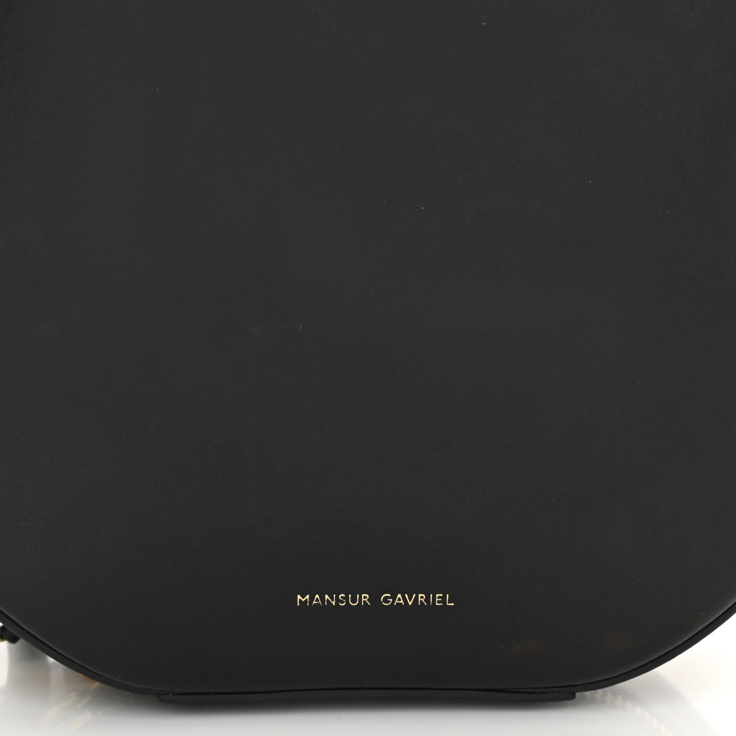 Mansur Gavriel Calfskin Circle Crossbody Bag Black 7 of 10